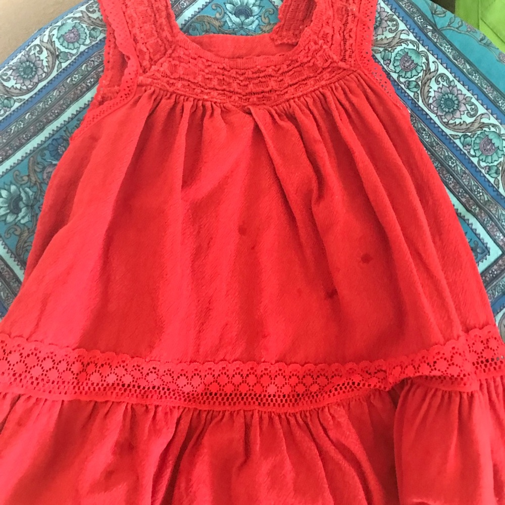 Caribbean dress red