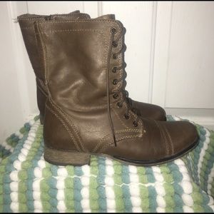 Steve Madden Leather Brown Boots