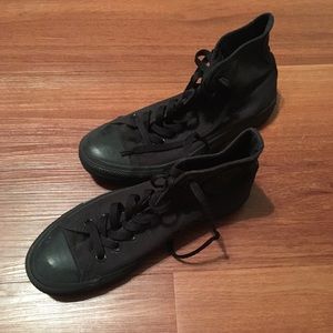 black on black high tops
