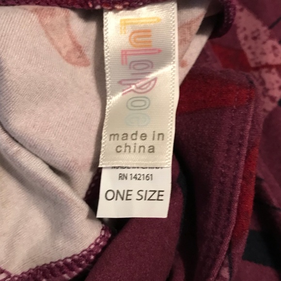 LuLaRoe one size leggings - Picture 2 of 3