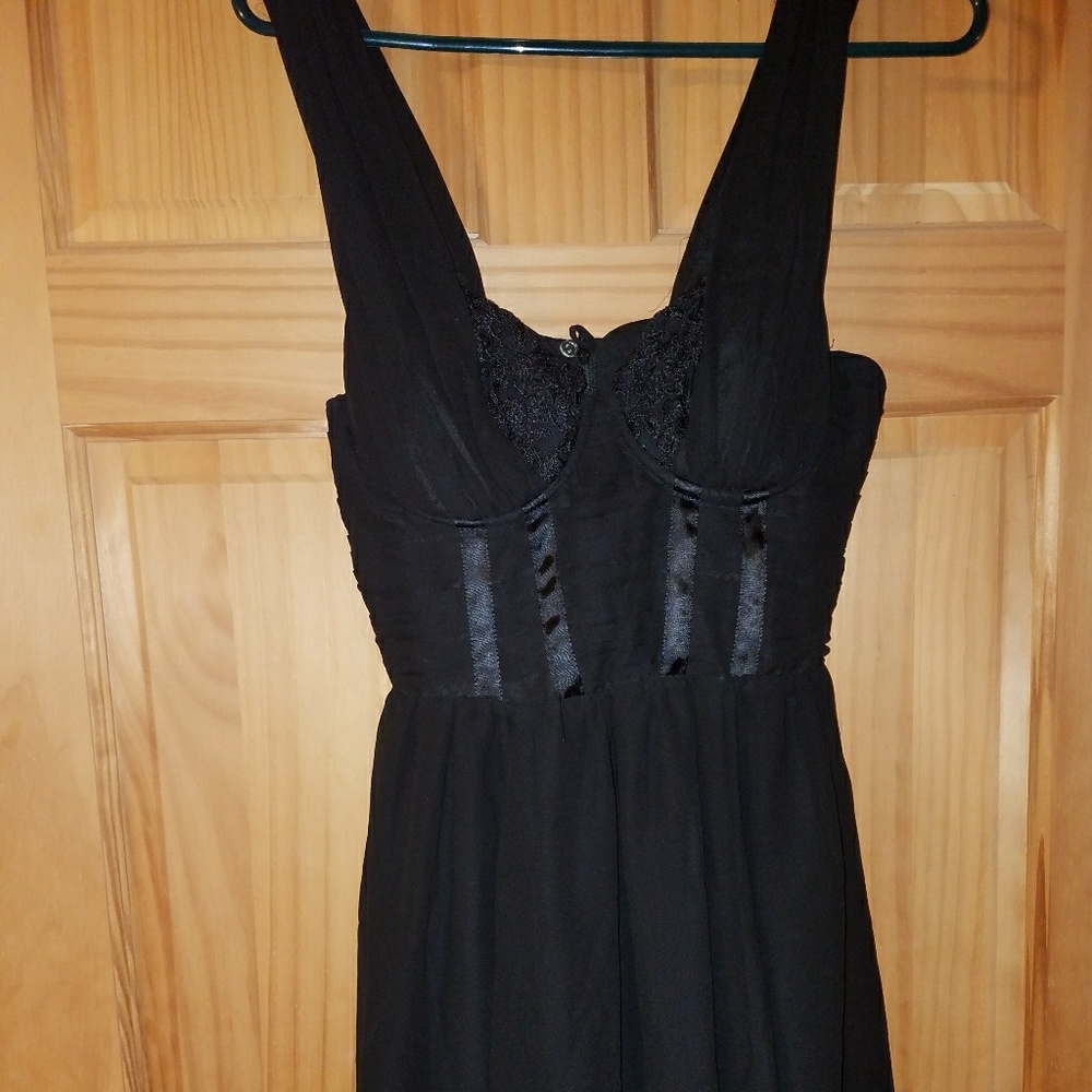 Black H&M Corset Dress