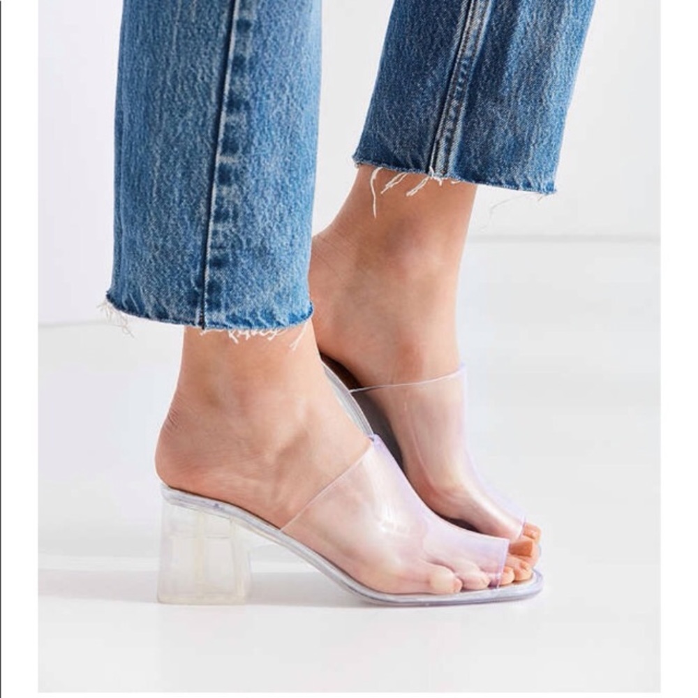 Jeffrey Campbell Petra Sandals in Clear