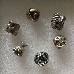 Pandora charms 6 charms. No Trades