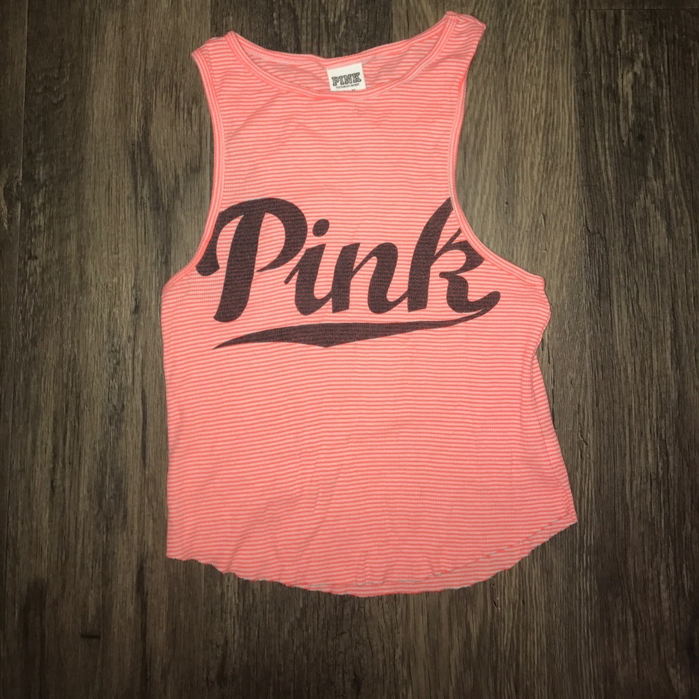 VS PINK cropped tank top