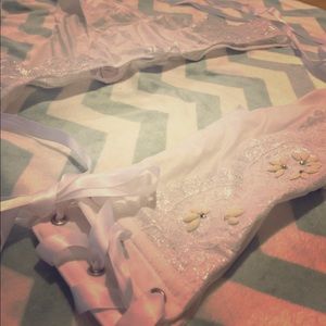 VS waist garter and matching panty