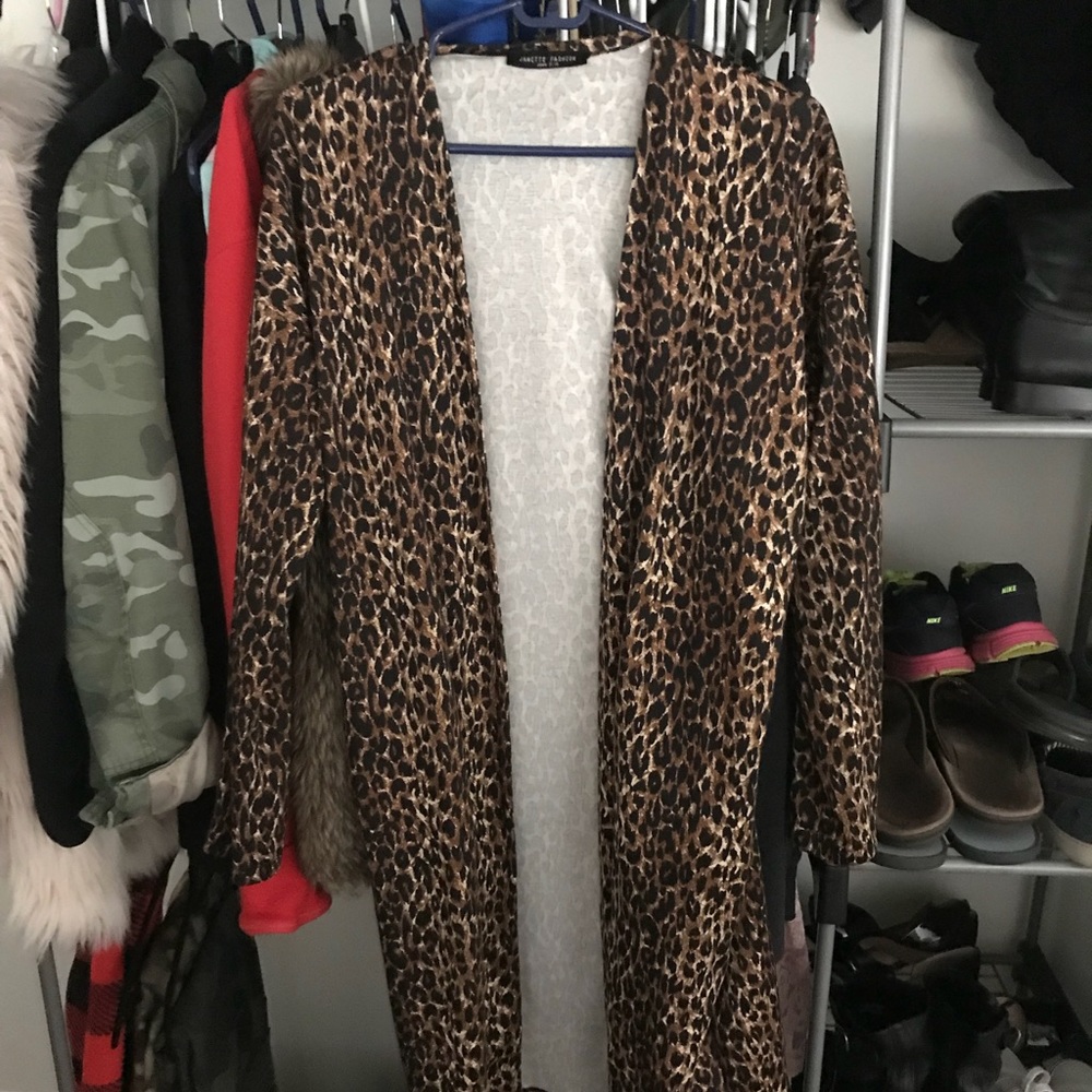 Leopard Duster Jacket