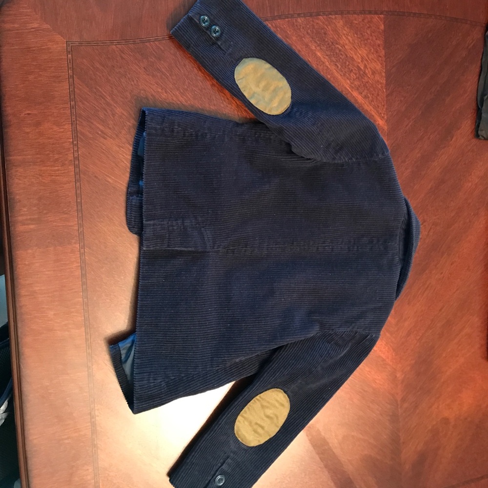 Wonder's boys navy corduroy  holiday blazer