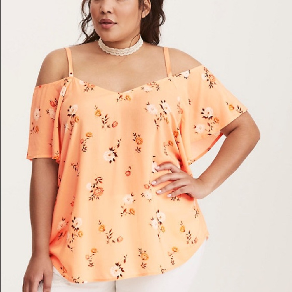 Torrid Cold Shoulder Top