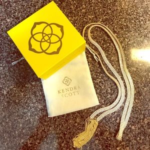 Kendra Scott Arlo Lariat Necklace in Gold