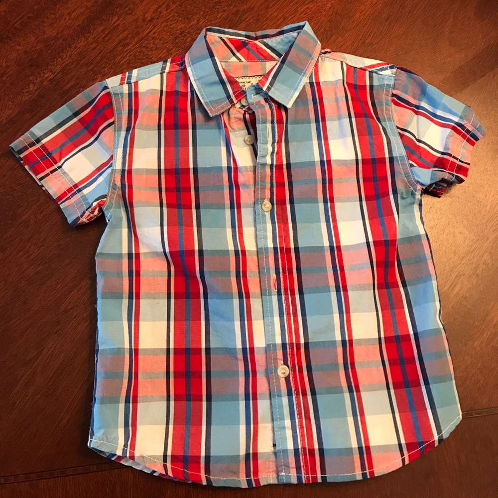 NWOT Lucky Brand boys button down shirt