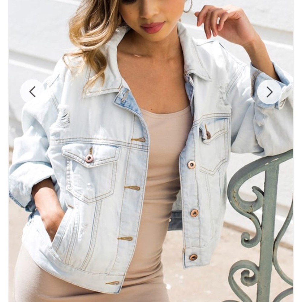 Distressed Denim Jacket