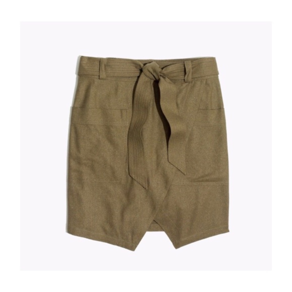 Madewell Silk Portside skirt, 0