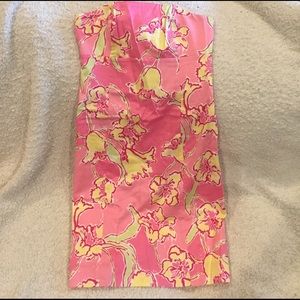 Lilly Pulitzer Franco Dress in pink and yellow