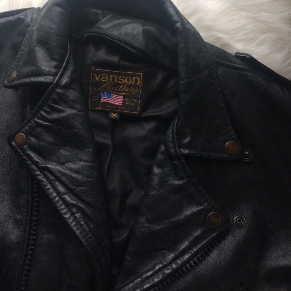 Vanson Leather jacket size 34