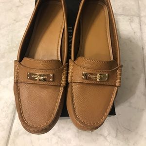 COACH leather loafers