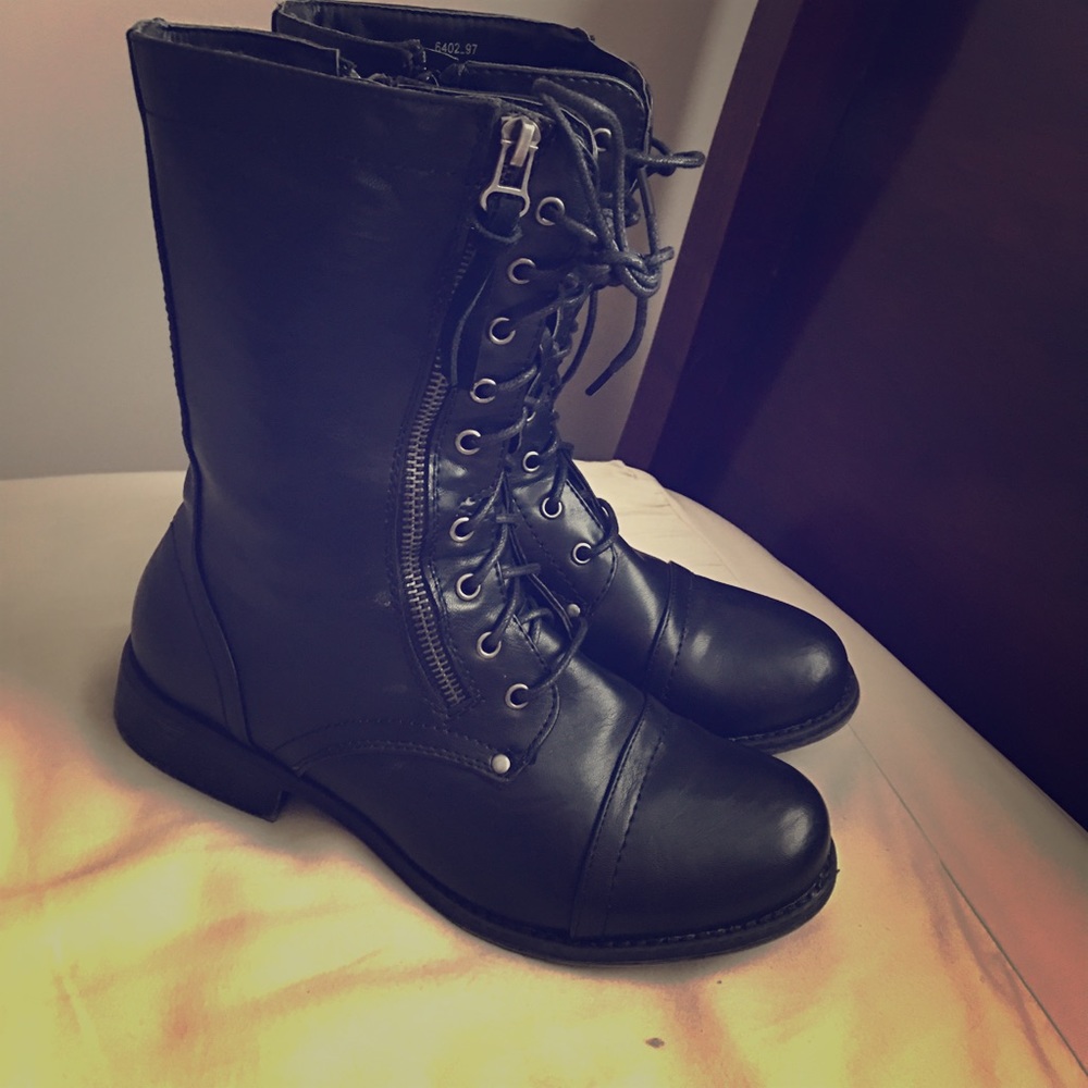 Cathy Jean Combat Boots