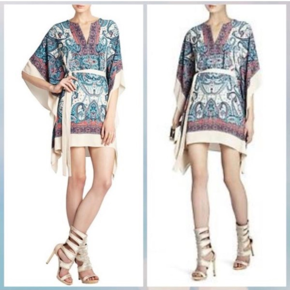 BCBG Inesa draped scarf dress