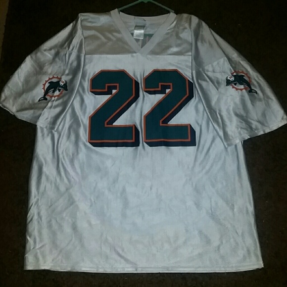 NFL Team Apparel Miami Dolphins BUSH #22 Jersey - Picture 1 of 6