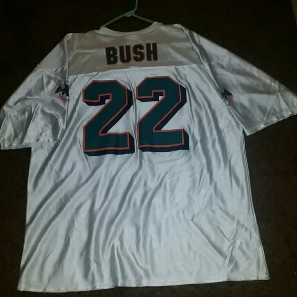 NFL Team Apparel Miami Dolphins BUSH #22 Jersey - Picture 2 of 6