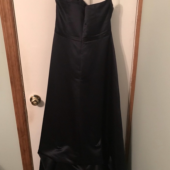 Bill Levkoff size 12 navy bridesmaid dress - Picture 3 of 5