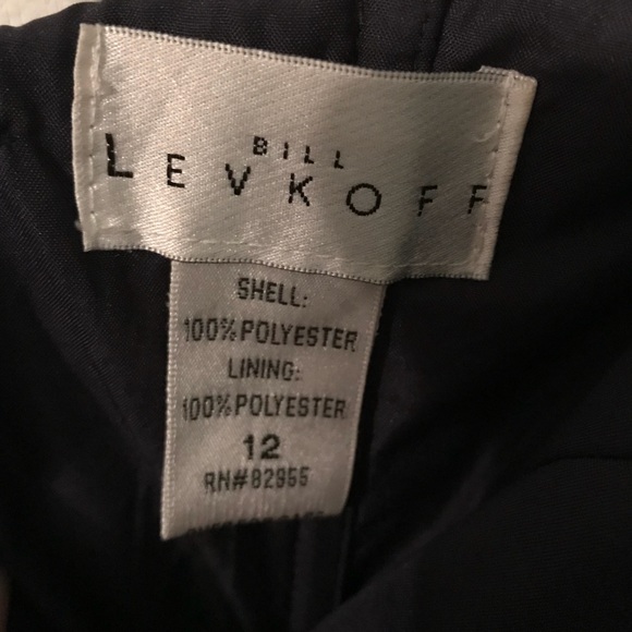 Bill Levkoff size 12 navy bridesmaid dress - Picture 5 of 5