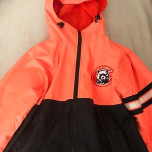 Orange Chicago bears coat