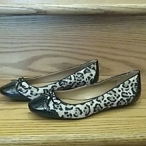 Naturalizer cheetah print flats