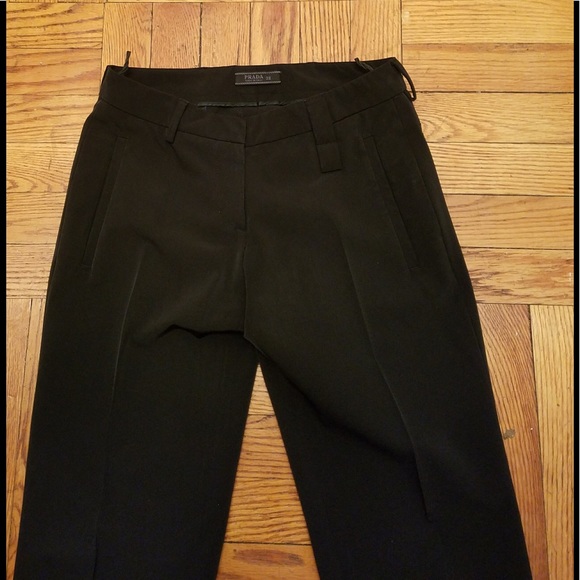 Prada shiny black elegant pants size38 euro - Picture 4 of 7