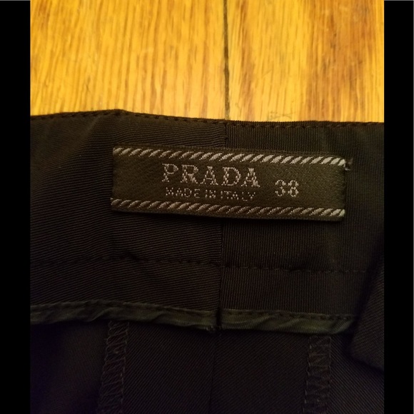 Prada shiny black elegant pants size38 euro - Picture 7 of 7