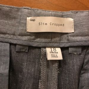 Gap slim crop pant