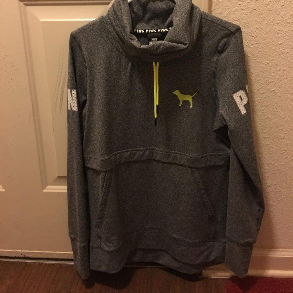 PINK dry fit cowl neck sweatshirt! 💛