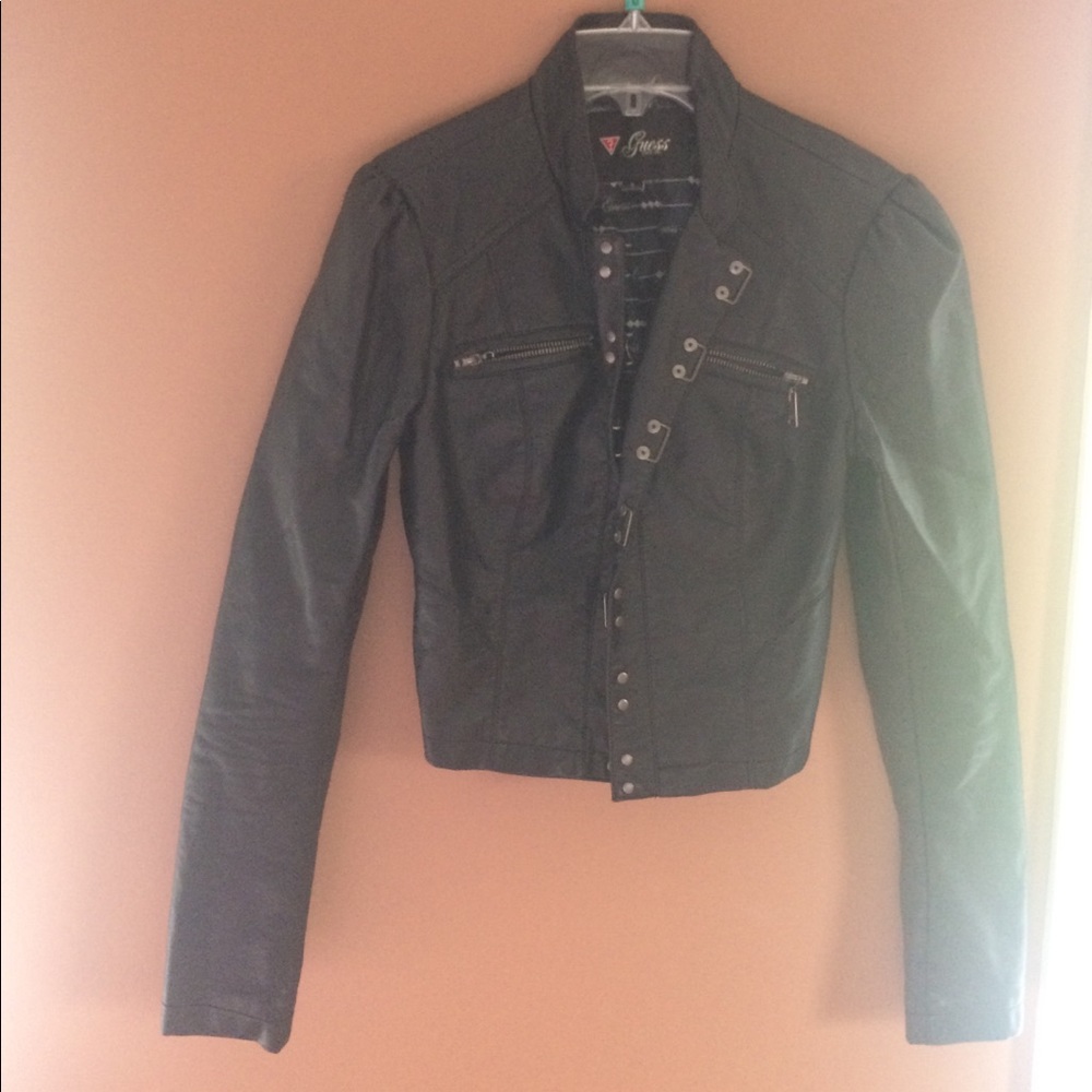 Guess Leather Jacket - image 5