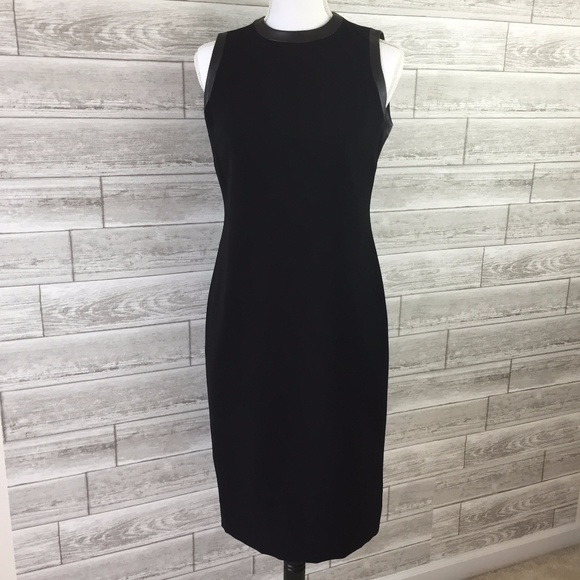 Lauren Ralph Lauren Dresses & Skirts - LAUREN RALPH LAUREN Sheath Dress 4 Black Leather T