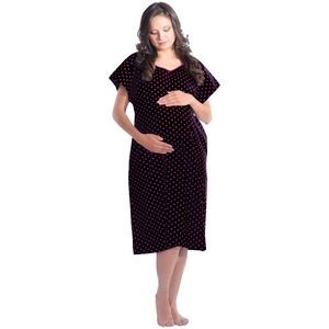HUGE CLEARANCE SALE!! Polka Dot Hospital Maternity Delivery Gown NEW!
