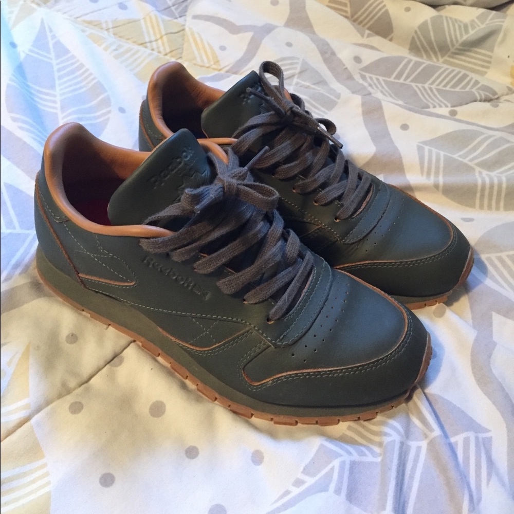 Green and Gum classic Reebok by Kendrick Lamar