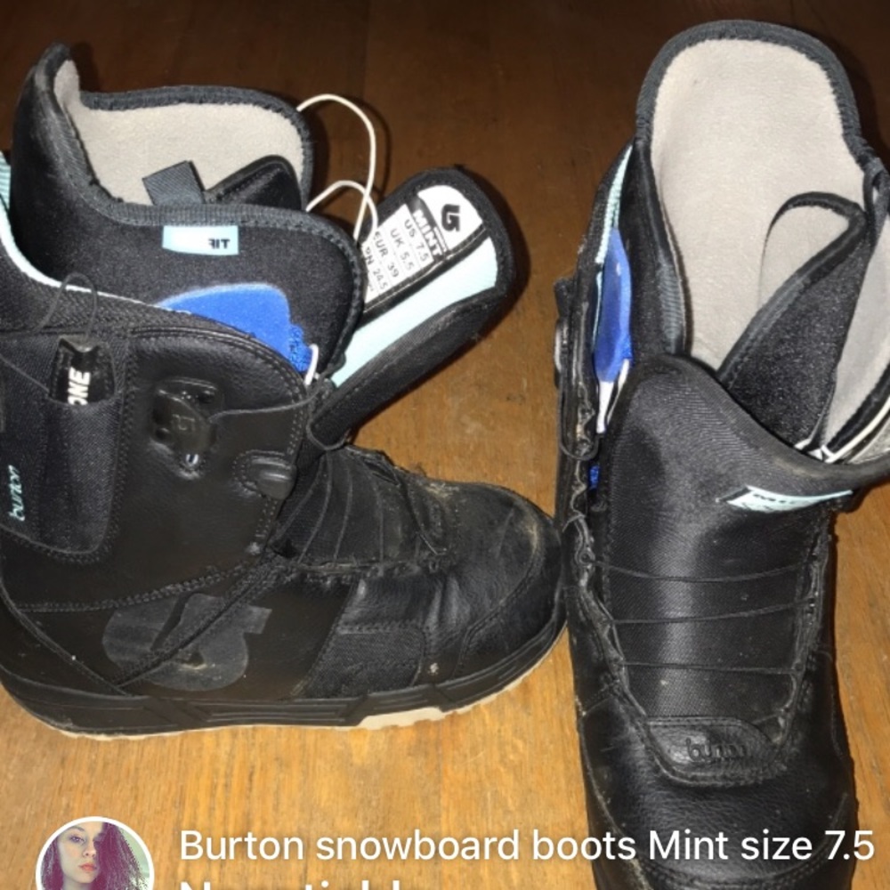 Burton snowboard boots mint 7.5