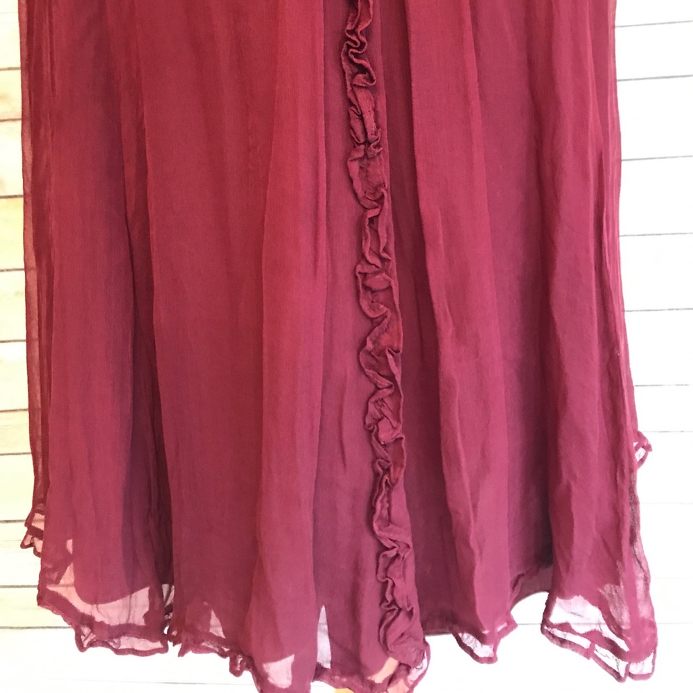 Jonathan Martin wine colored dress. - Picture 4 of 4