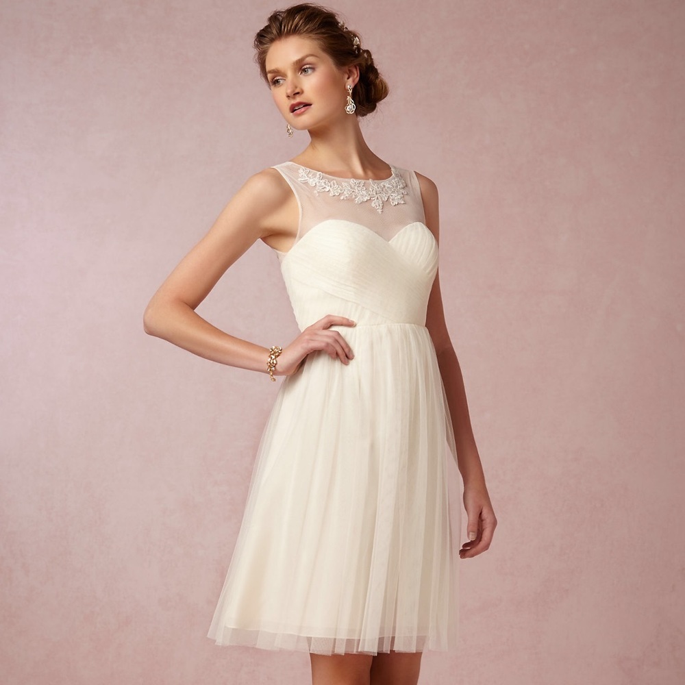 BHLDN Jenny Yoo Chloe Bridesmaid Dress, Size 0