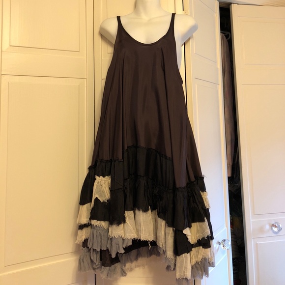 Free people Ruffled Button Dress - Picture 1 of 7