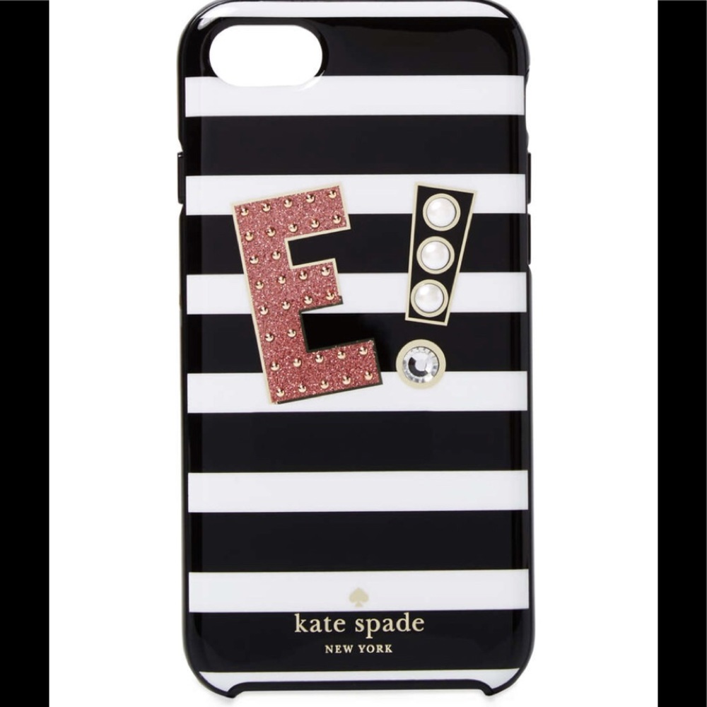 ♠️ NIB Kate Spade Initial E iPhone 7 Case ♠️