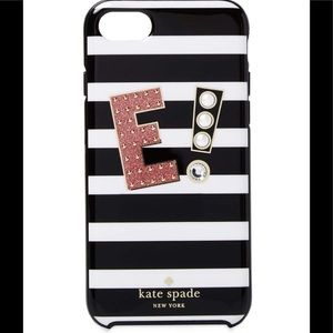 ♠️ NIB Kate Spade Initial E iPhone 7 Case ♠️