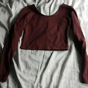 American apparel crop top