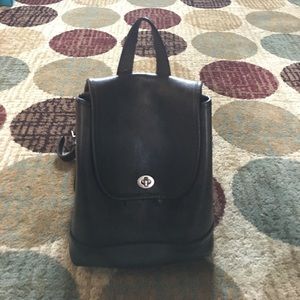 Vintage coach backpack black
