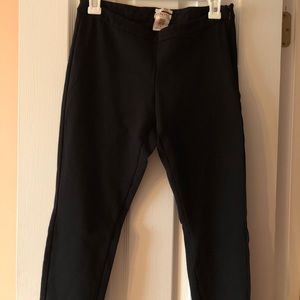 Black Leggings left side zip only