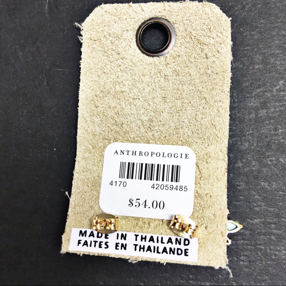 Anthropologie Isle Front-Back Post Earrings - Picture 3 of 5