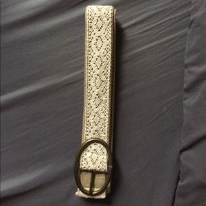 Cream Colored Belt