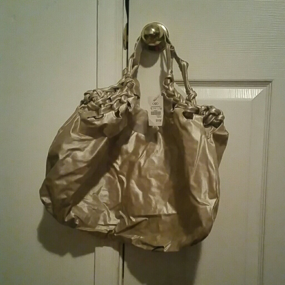 CATO LIGHT SHIMMER GOLD SHOULDER BAG