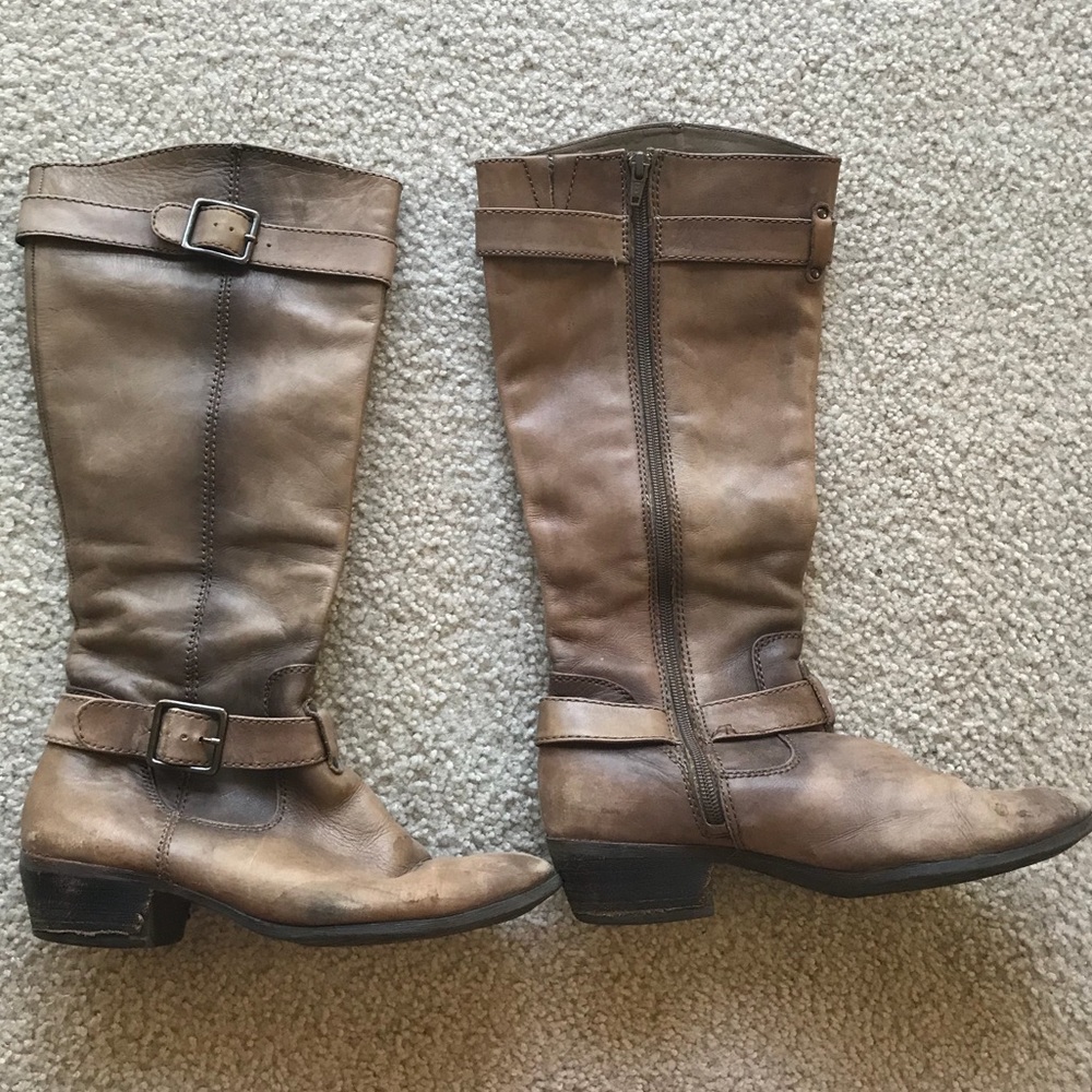 Gianni Bini Leather Riding Boots