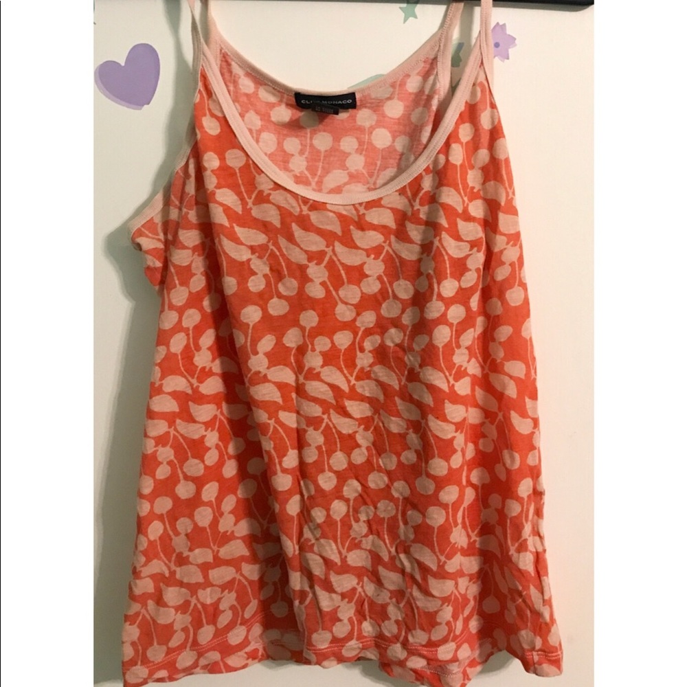 Club Monaco Orange Tank Top