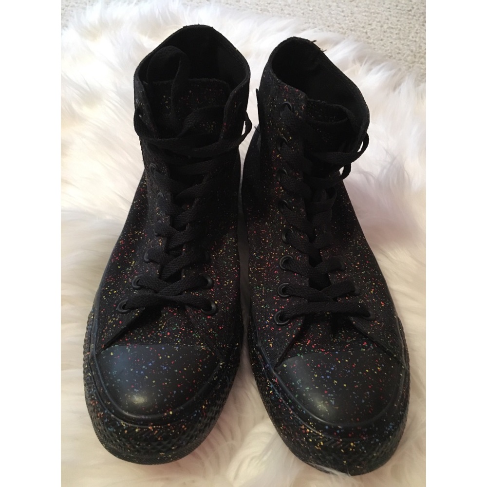 🏳️‍🌈 Black Converse Pride Shoes 🏳️‍🌈